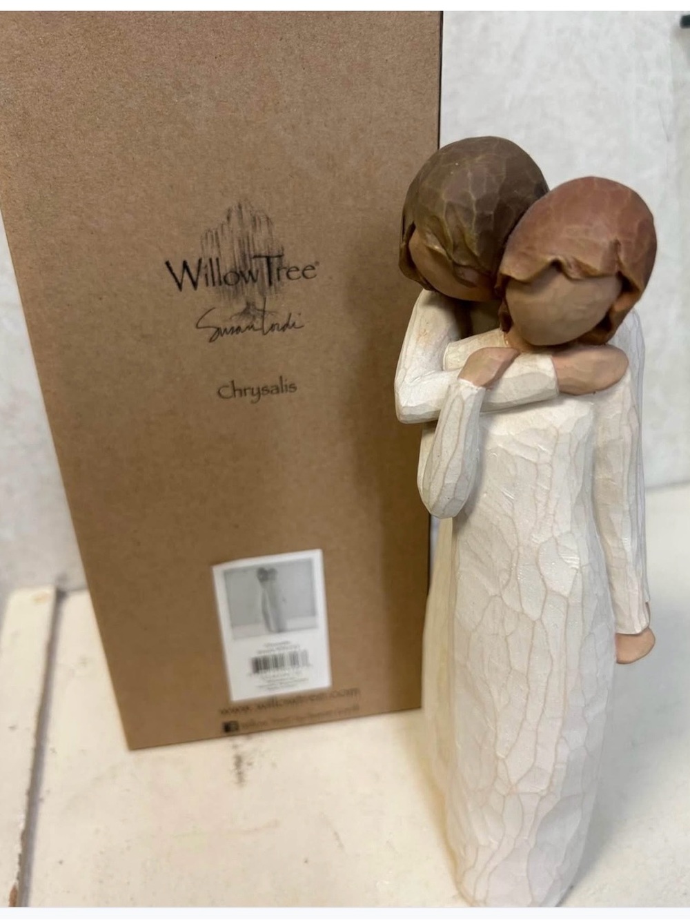 Willow Tree Chrysalis Figurine in Ivory and Brown